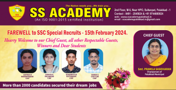 FAREWELL TO SSC SPECIAL RECRUITS